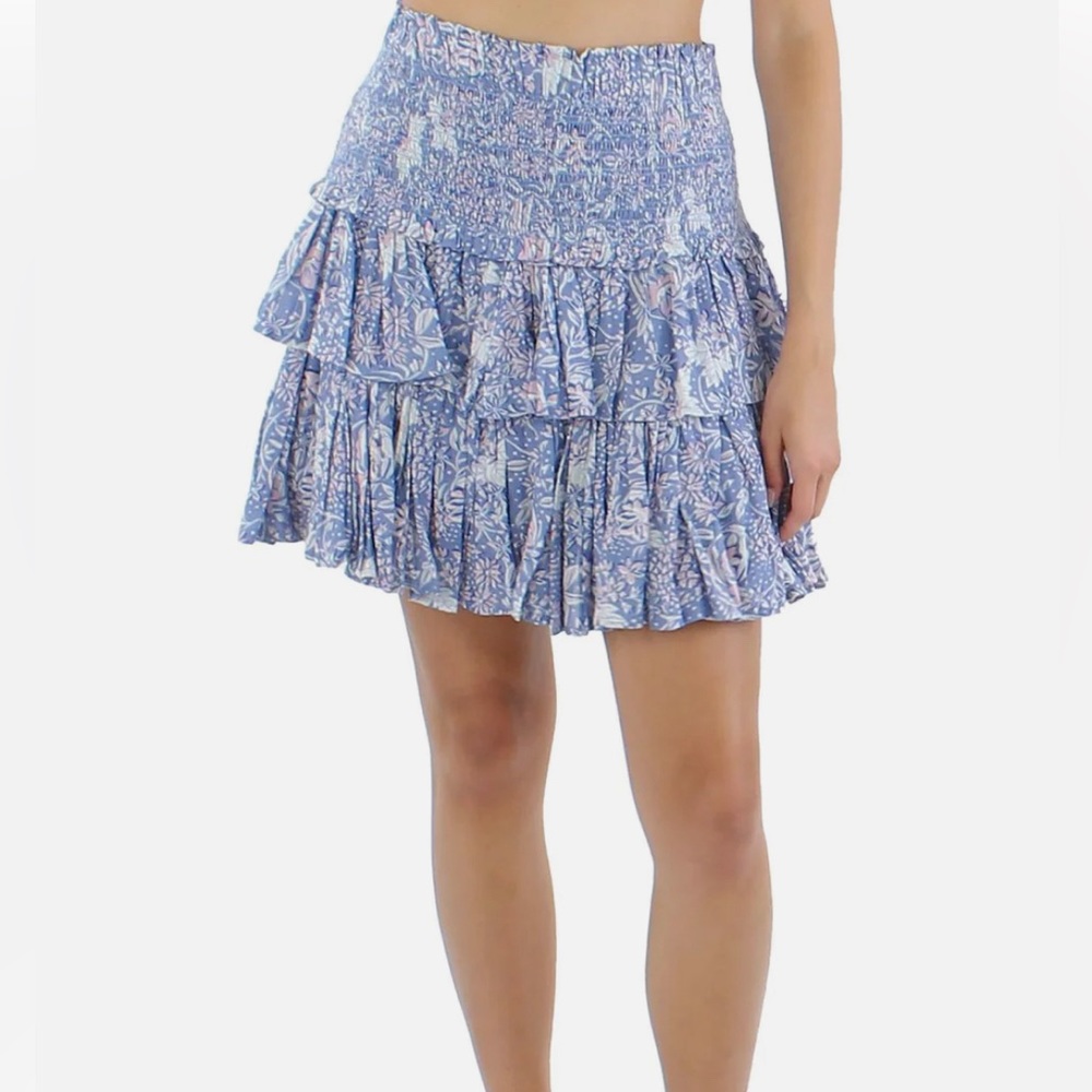 Sundry women’s floral tiered ruffle skirt size 2 new